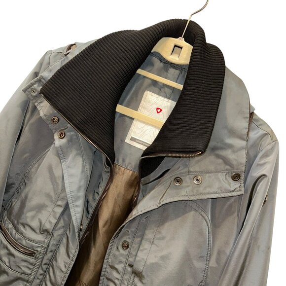 Postcard gray 3/4 apres ski jacket hood knit cuffs 10 Luxury Sportswear - Picture 6 of 6